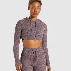Gymshark Slounge Crop Top Hoodie